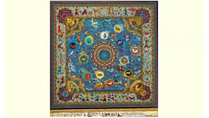 "Kahkaşan" halısı üzerine 