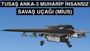 TUSAŞ'ın İnsansız Savaş Uçağı ANKA-3 MİUS'tan İlk Görüntüler