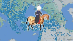 Evliya Çelebi'nin adımları dijital haritada