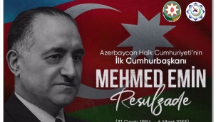 Mehmed Emin Resulzade Anılıyor.