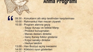 Kırgız Türk Hükümdarı Rahmankul Han Ulupamir'de anılıyor