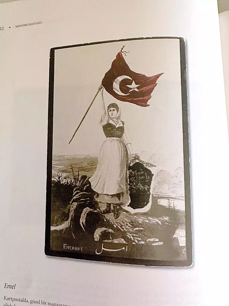 Milli Mücadele'nin sosyal medyası kartpostallar