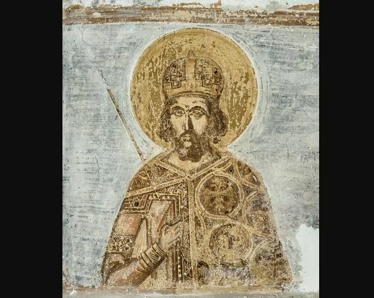 Bizans imparatoru XI. Konstantinos Palaiologos'un portresi