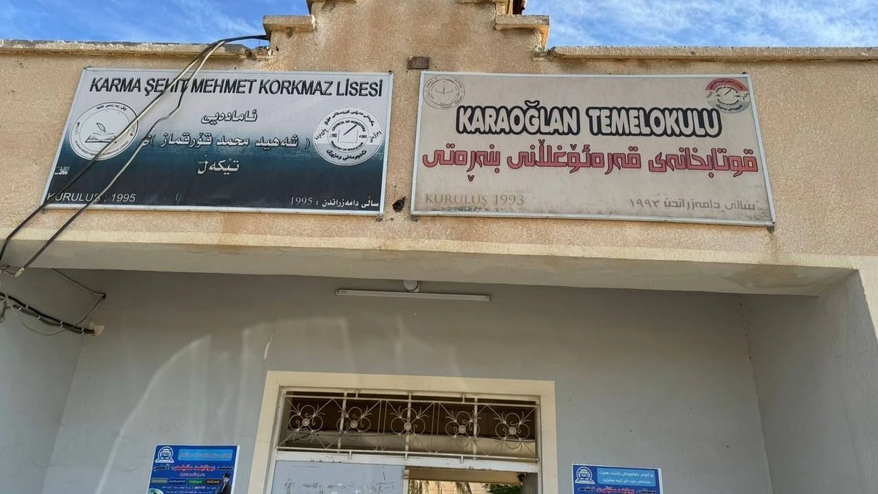 Kifri'deki tek Türkmen okulu...