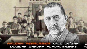 Özbek aydınlanma hareketinin önde gelen temsilcilerinden Abdulla Avloni