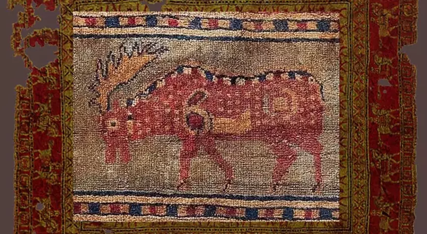 2 bin 500 yıl buzda saklanan Türk halısı!