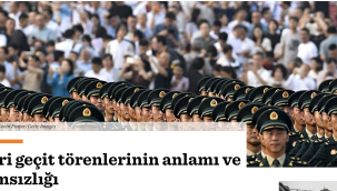 Askeri geçit törenlerinin anlamı ve anlamsızlığı