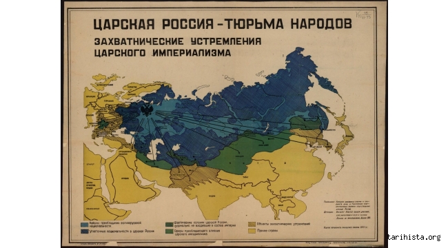 "Çarlık Rusyası - Milletler Hapishanesi" haritası ortaya çıktı