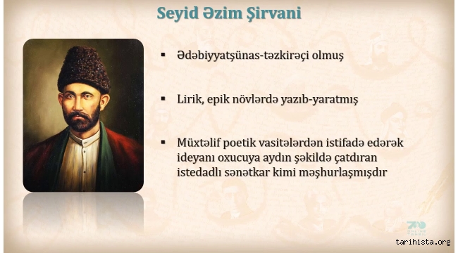 SEYİD ƏZİM ŞİRVANİNİN DÜNYAGÖRÜŞÜ