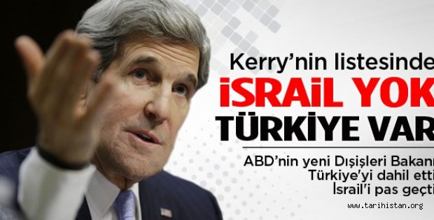 ABD Listesinde Türkiye var İsrail yok
