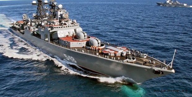 ABD savaş gemisi Çanakkale Boğazı'nda