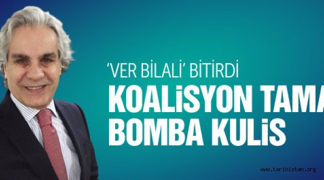 AK Parti - CHP koalisyonu tamam bomba ayrıntılar. ver bilali al iktidarı