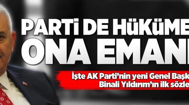 AK Parti'de Binali Yıldırım dönemi..