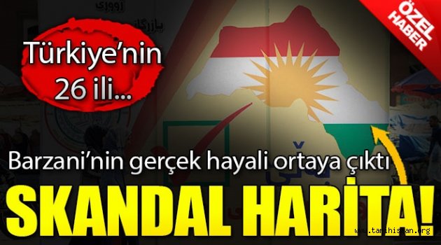 Barzaniden Skandal Harita: Kampanyada skandal harita!