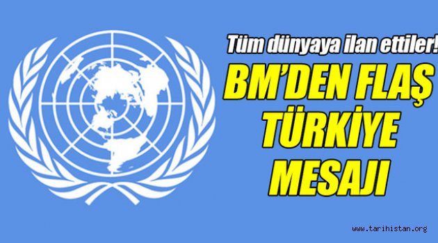 BM'den Türkiye'ye tam destek!