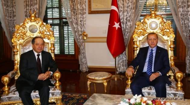 Cumhurbaşkanı Erdoğan, Mesut Barzani 'yi kabul etti 