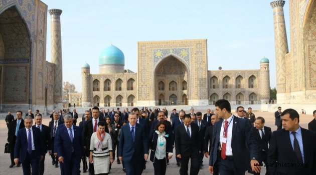 Cumhurbaşkanı Recep Tayyip Erdoğan Özbekistan ziyareti