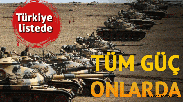 Dünyanın en güçlü ordularından biri Türk ordusu