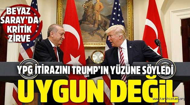 Erdoğan'dan Trump'a: YPG'nin muhatap alınması mutabakata aykırı