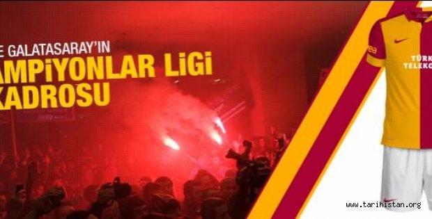 Galatasaray'ın Şampiyonlar Ligi kadrosu