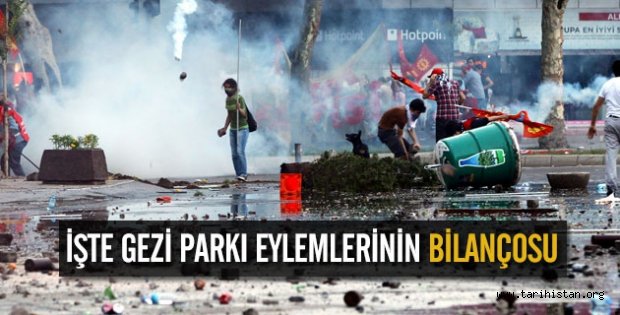 Gezi Parkı eylemlerinin bilançosu