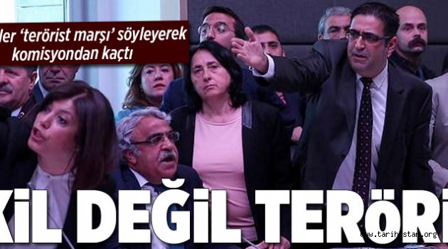 HDP'li vekillerden Meclis'te büyük rezalet.