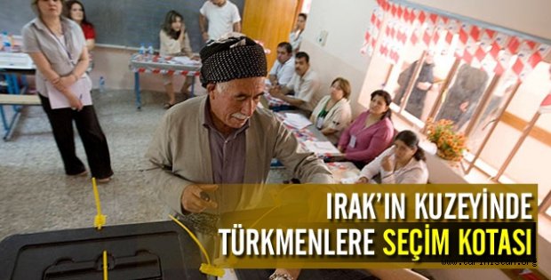 Irak'ın kuzeyinde Türkmenlere seçim kotası