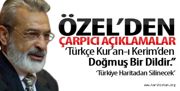 İsmet Özelden Türk Dili açıklaması