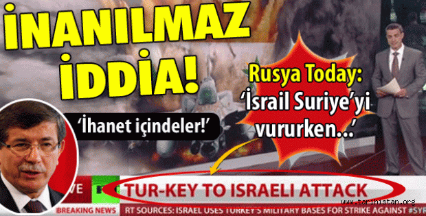 'İsrail Suriye'yi vurmak için Türk üssünü kullandı' iddiası