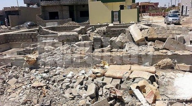 Kerkük'te Türkmen evleri bir bir yıkılıyor