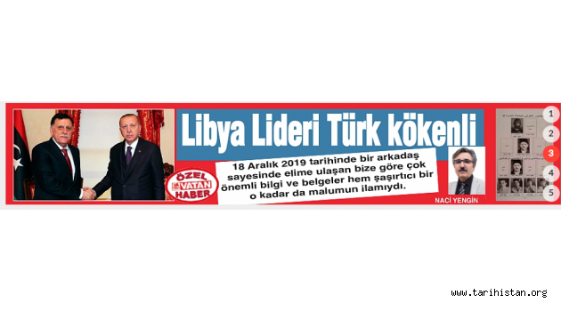 Libya'daki başbakan bir Türk ve Manisalı haberimiz ulusal basında