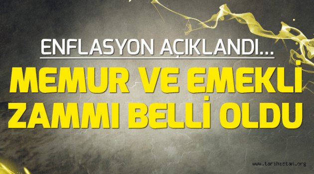 Memur ve emekli zammı belli oldu.