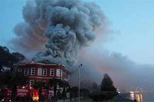 Muşir Fuat Paşa Yalısı böyle yandı