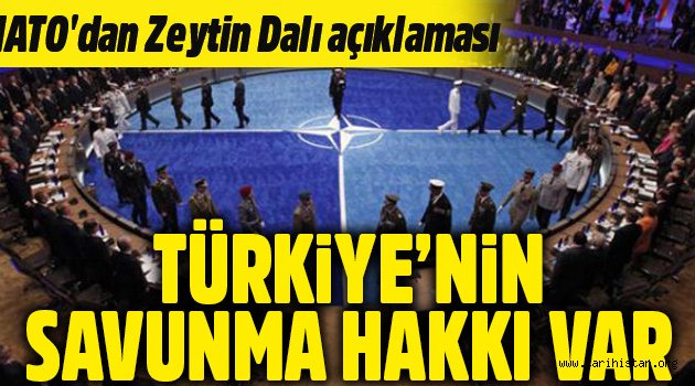 NATO'dan Türkiye açıklaması: Savunma hakkı var
