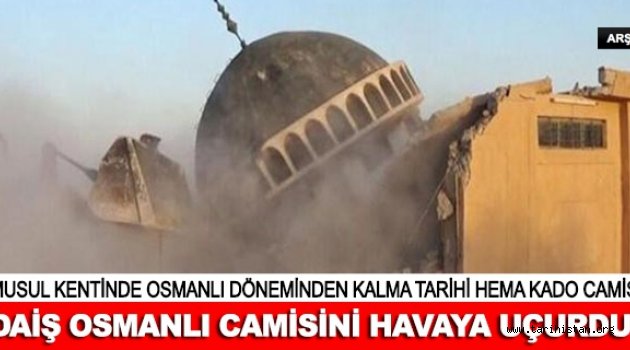 Osmanlı camisini havaya uçurdular