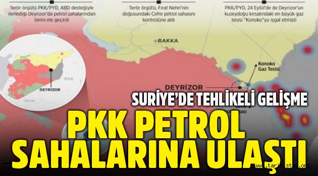PKK'lı teröristler Deyrizor'da petrol sahalarına ulaştı