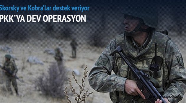 PKK'ya büyük operasyon başlatıldı