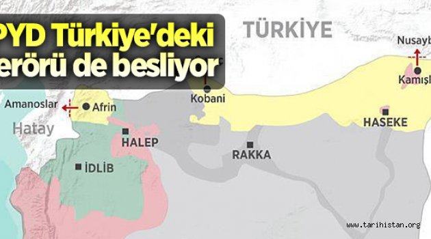 PYD Türkiye'deki terörü de besliyor
