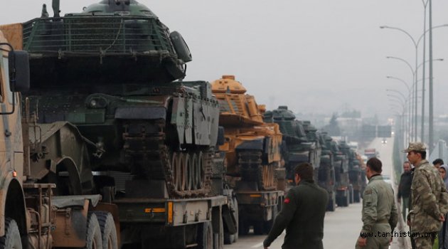 Reuters dünyaya bu fotoğraflarla duyurdu! Türk ordusu...Afrin'e girdi mi?