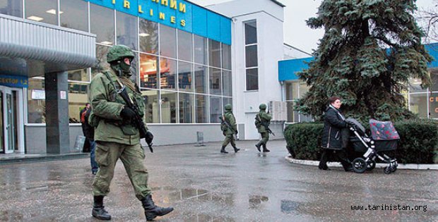 Rus askeri Ukrayna'ya girdi