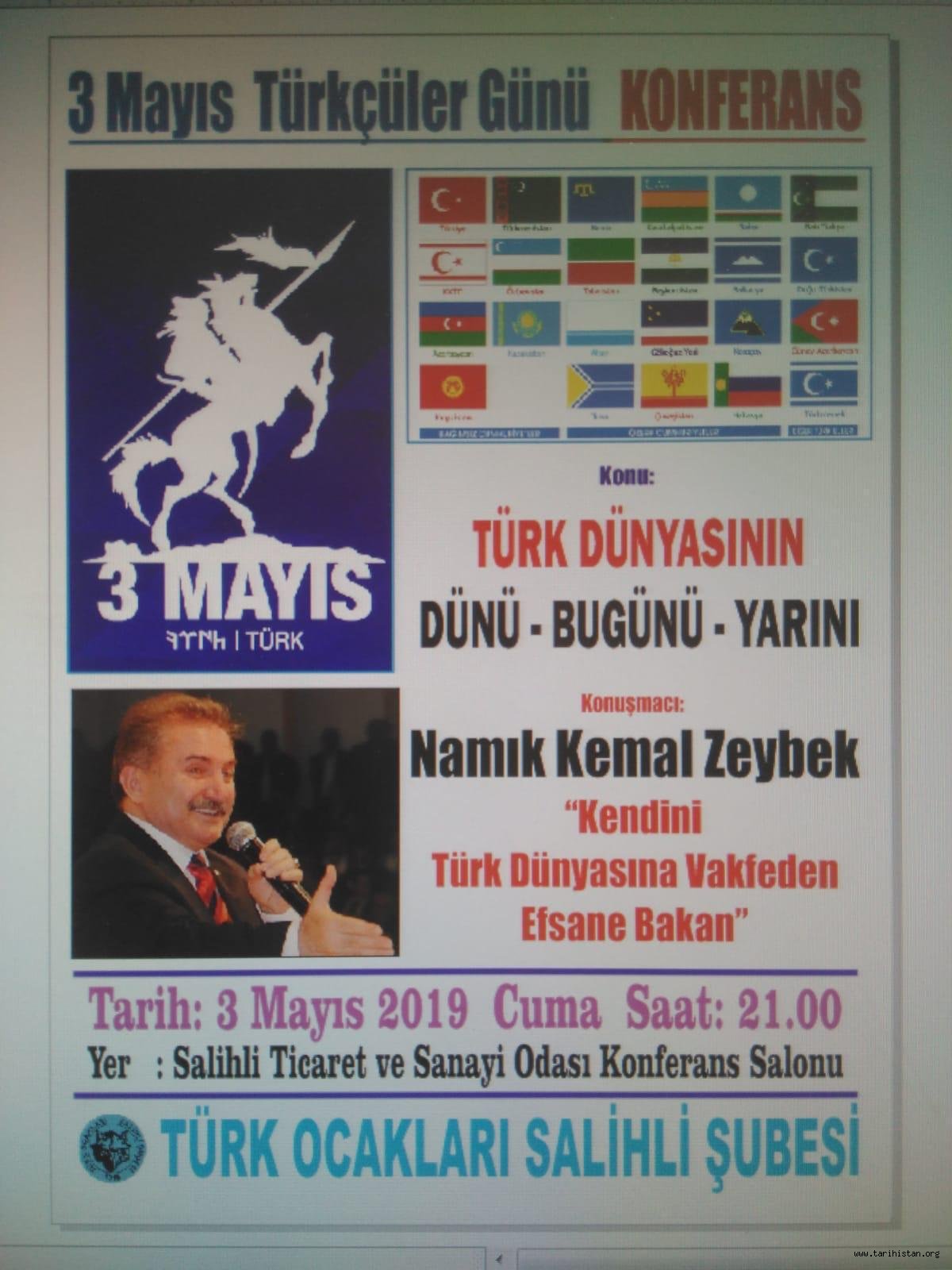 Salihli'de 3 Mayıs Türkçülük Günü Programı