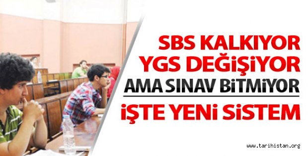 SBS Kalkıyor,YGS Değişiyor Ama Sınav Bitmiyor