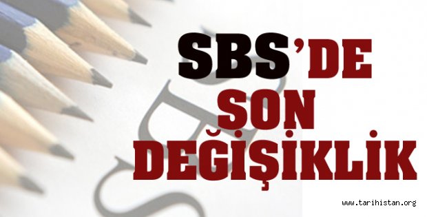 SBS'de son değişiklik