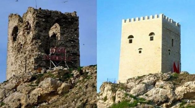 Şile Kalesi'nin restorasyonu sosyal medyada günün konusu