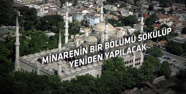 Sultanahmet Camiinin minaresi Kayıyor!