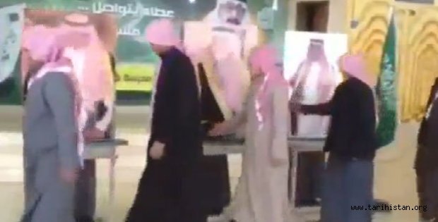 VAHHABİ GERÇEĞİ:Suudi Arabistan'da görülmemiş taziye…'Karton kral'ın elini sıktılar