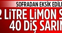 2 litre limon suyuna 40 diş sarımsak