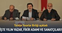 2015 yılının "yazar, fikir adamı ve sanatçıları" 