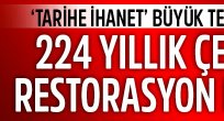 224 yıllık çeşme de restorasyon kurbanı