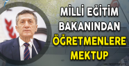 Milli Eğitim Bakanından Öğretmenlere Mektup
